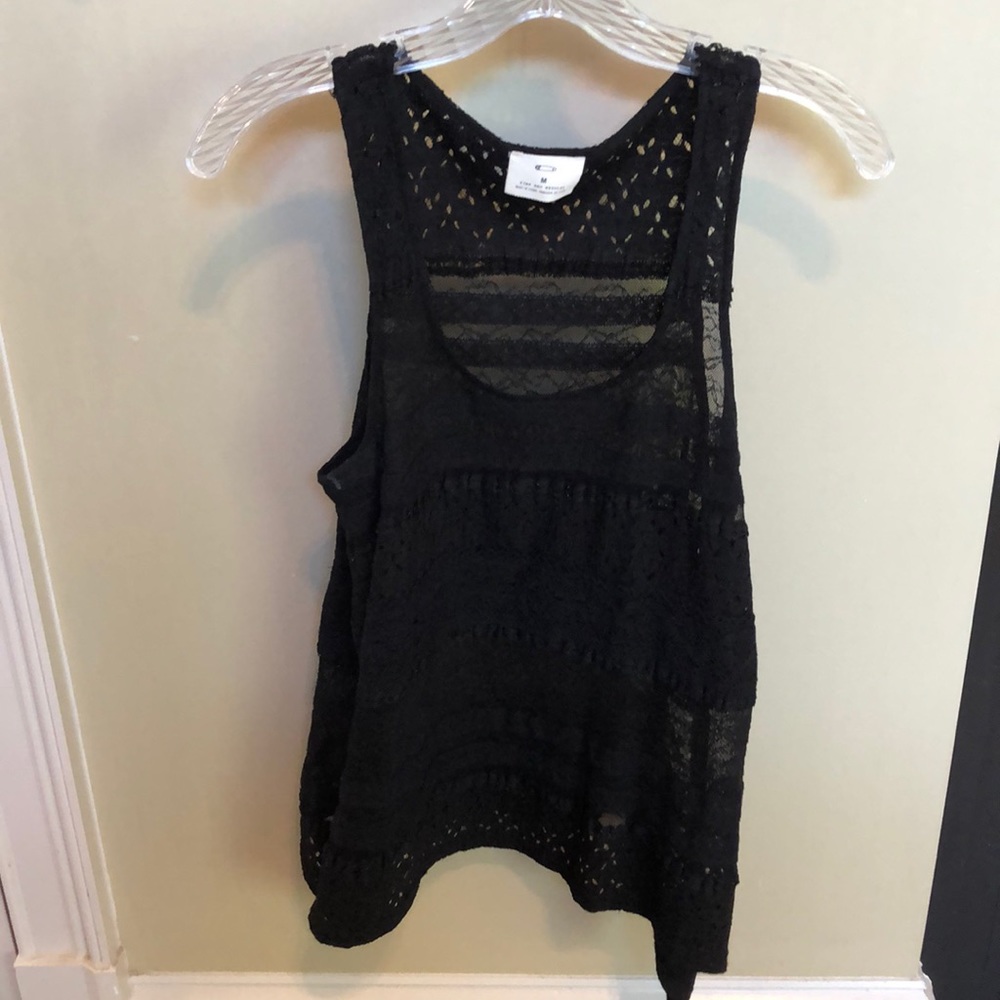 Black lace top